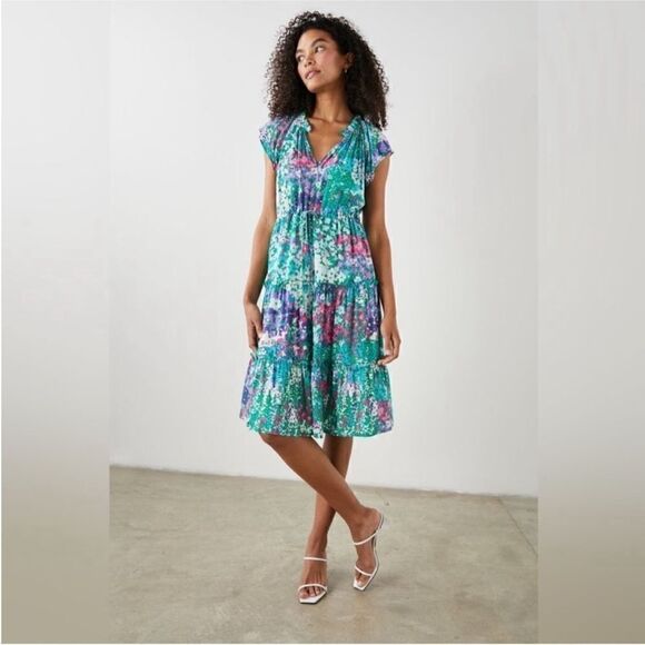 RAILS NWT Juni Floral Tie Waist Midi Gardenia
Dress M - Picture 3 of 6